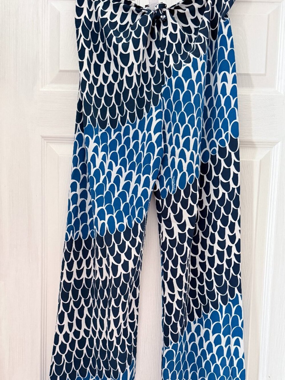 Manuhealii blue brooklyn tie front pants sz XS